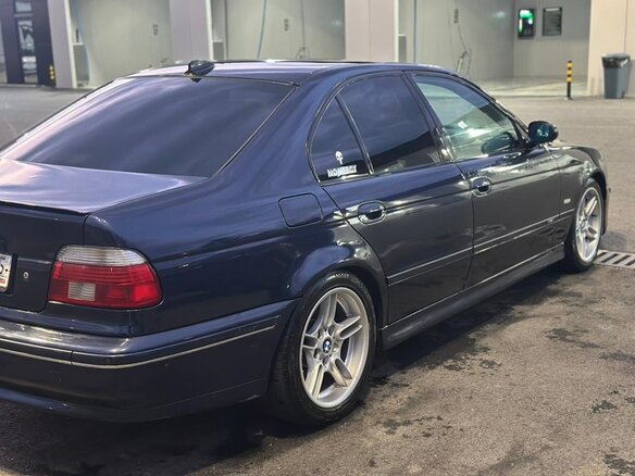 2000 BMW 5 серии 540i IV (E39) Рестайлинг, синий, 1000000 рублей - вид 10