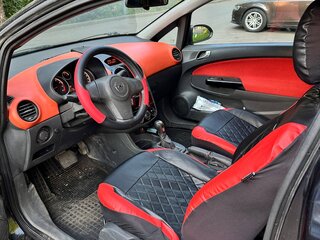 2007 Opel Corsa D, чёрный, 550000 рублей, вид 4