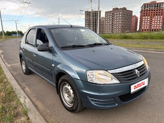 2011 Renault Logan I Рестайлинг, синий, 350000 рублей, вид 1