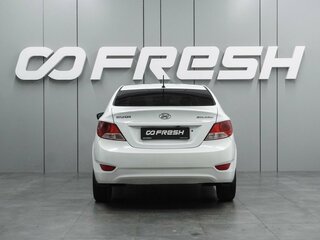 2013 Hyundai Solaris I, белый, 729000 рублей, вид 4