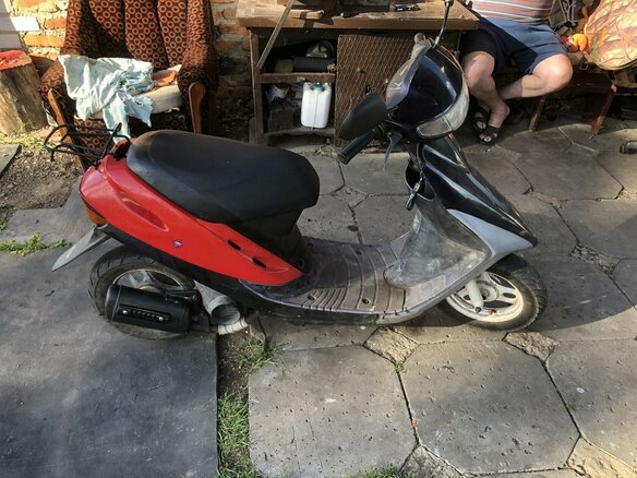 1995 Honda Dio, чёрный, 35000 рублей