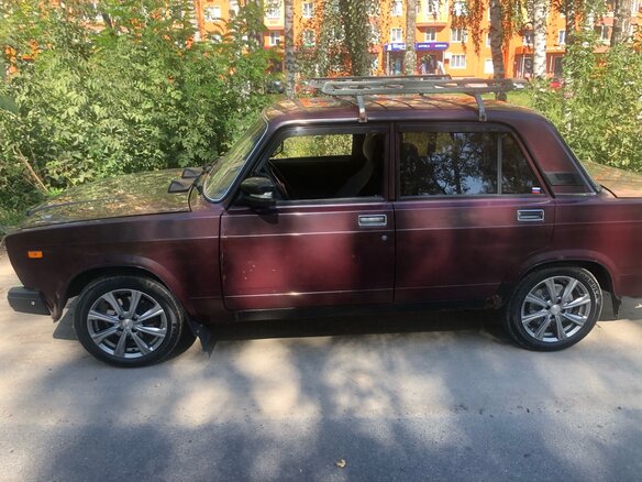2008 Lada (ВАЗ) 2107, красный, 150000 рублей - вид 1