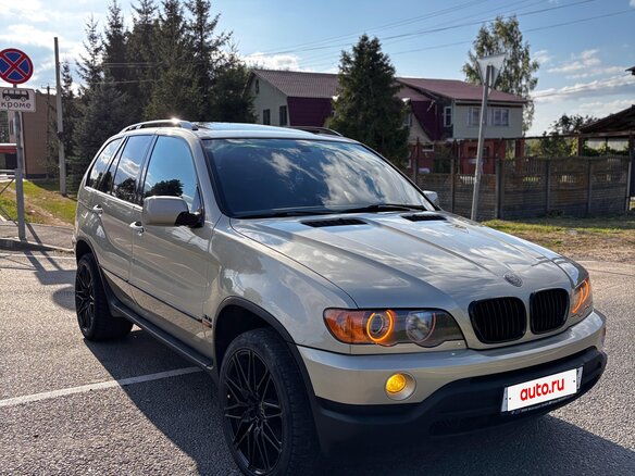 2003 BMW X5 3.0i I (E53), бежевый, 1250000 рублей - вид 5