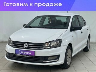 2016 Volkswagen Polo V Рестайлинг, белый, 820000 рублей, вид 1