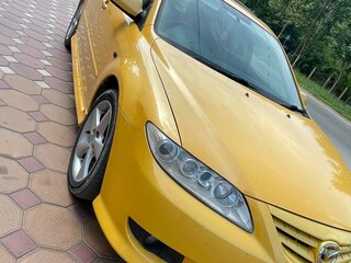 2003 Mazda 6 I (GG), жёлтый, 365000 рублей, вид 2