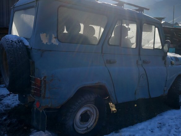 2000 УАЗ 315142, голубой, 150000 рублей - вид 2