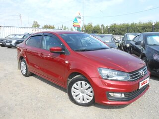 2016 Volkswagen Polo V Рестайлинг, пурпурный, 848000 рублей, вид 3