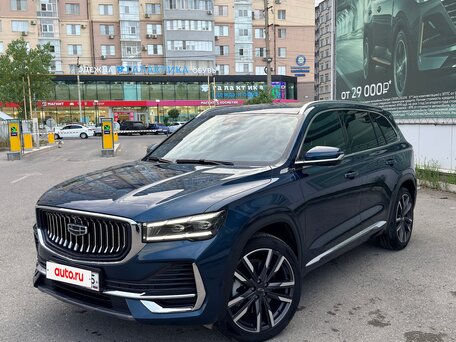 2023 Geely Monjaro (Xingyue L) I, синий, вид 1