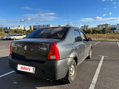 2009 Renault Logan I, серый, 320000 рублей, вид 2