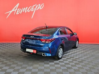 2021 Kia Rio IV Рестайлинг, синий, 1445000 рублей, вид 5
