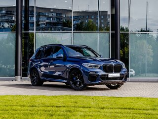 2019 BMW X5 40i IV (G05/G18), синий, 4300000 рублей, вид 5