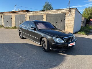 2005 Mercedes-Benz S-Класс 500 Long IV (W220) Рестайлинг, чёрный, 1200000 рублей, вид 2