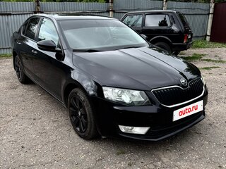 2013 Skoda Octavia III (A7), чёрный, 1000000 рублей, вид 3