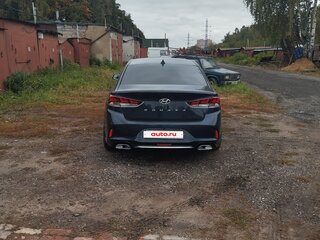 2017 Hyundai Sonata VII (LF) Рестайлинг, синий, 1800000 рублей, вид 5