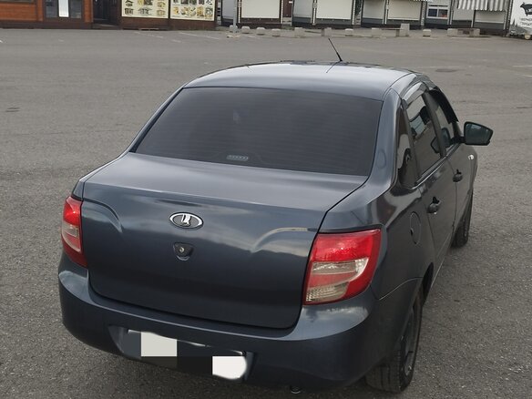 2017 Lada (ВАЗ) Granta I, серый, 625000 рублей - вид 6