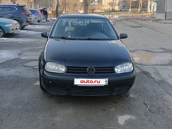 2000 Volkswagen Golf IV, чёрный, 210000 рублей - вид 1