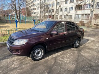 2012 Lada (ВАЗ) Granta I, пурпурный, 420000 рублей, вид 1