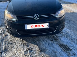 2014 Volkswagen Polo V, чёрный, 575000 рублей, вид 1