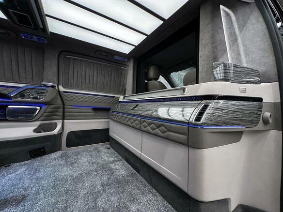 2026 Mercedes-Benz V-Класс Extra Long 300 d экстра длинный III (W447) Рестайлинг 2, чёрный, 42900000 рублей - вид 20