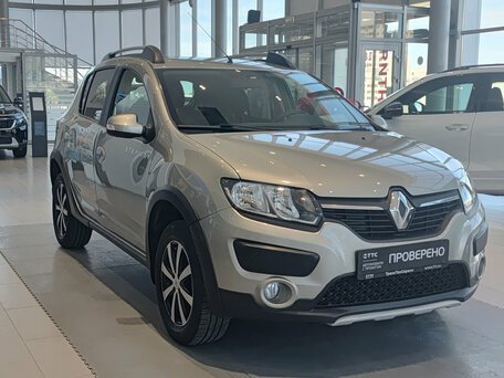 2017 Renault Sandero Stepway II, бежевый, 892000 рублей, вид 3