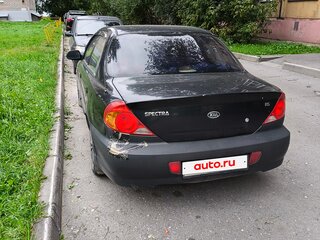 2008 Kia Spectra I Рестайлинг 2, чёрный, 280000 рублей, вид 2