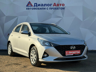 2021 Hyundai Solaris II Рестайлинг, серый, 1820000 рублей, вид 3