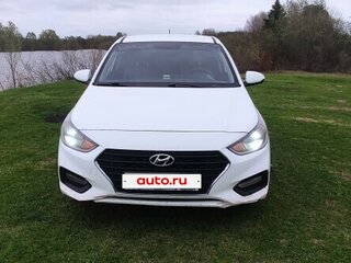 2017 Hyundai Solaris II, белый, 629000 рублей, вид 2