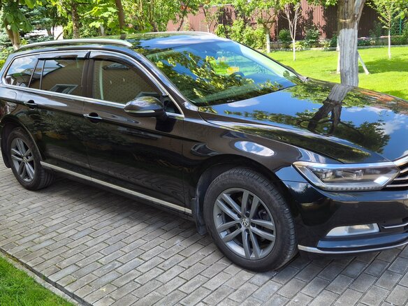 2018 Volkswagen Passat DSG6 B8, чёрный