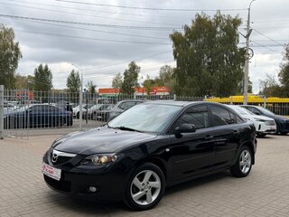 2008 Mazda 3 I (BK) Рестайлинг, чёрный, 350000 рублей, вид 2