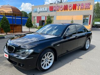 2007 BMW 7 серии 730i IV (E65/E66) Рестайлинг, чёрный, 6200000 рублей, вид 5