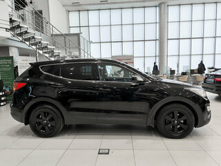2013 Hyundai Santa Fe III, чёрный, 1360000 рублей, вид 4