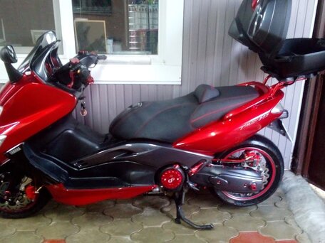 2006 Yamaha TMAX, пурпурный, 500000 рублей, вид 4