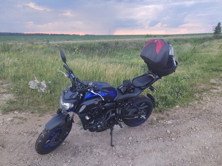 2018 Yamaha MT-07 (FZ-07), синий, 750000 рублей, вид 5