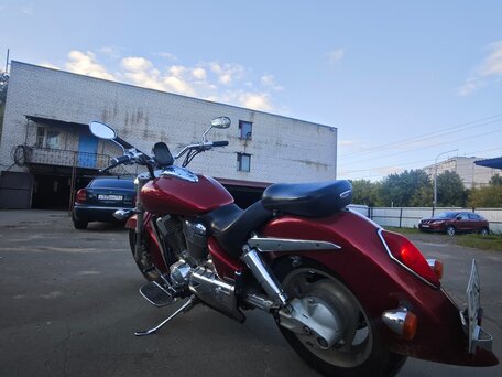 2002 Honda VTX 1800, красный, 600000 рублей, вид 3