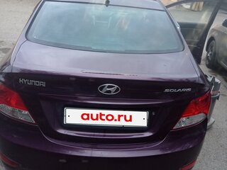 2011 Hyundai Solaris I, фиолетовый, 550000 рублей, вид 4