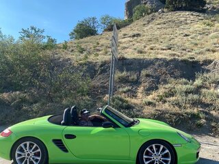 2005 Porsche Boxster II (987), зелёный, 2390000 рублей, вид 1