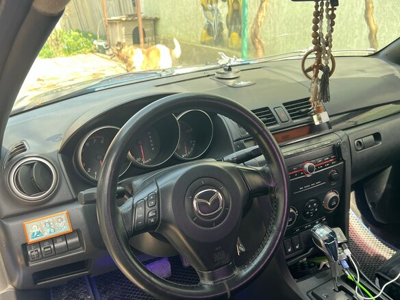 2005 Mazda 3 I (BK), синий, 423000 рублей - вид 6