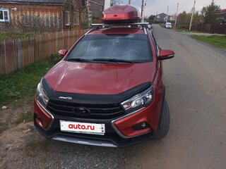 2018 Lada (ВАЗ) Vesta SW Cross I, красный, 830000 рублей, вид 1