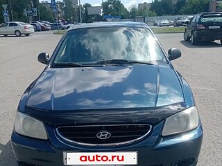 2006 Hyundai Accent ТагАЗ II, синий, 295000 рублей, вид 1