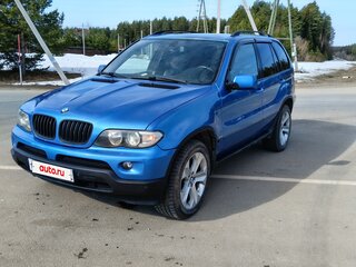 2004 BMW X5 4.4i I (E53) Рестайлинг, синий, 780000 рублей, вид 1