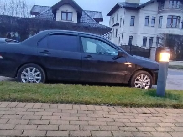 2007 Mitsubishi Lancer IX Рестайлинг, чёрный, 320000 рублей - вид 6