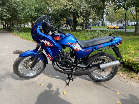1996 Jawa 250 Master Tempo, синий, 990000 рублей, вид 2