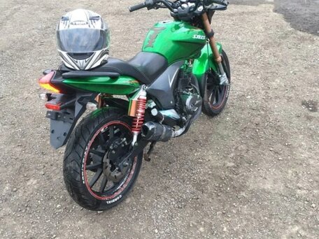 2014 Stels Flame 200, зелёный, 65000 рублей, вид 4