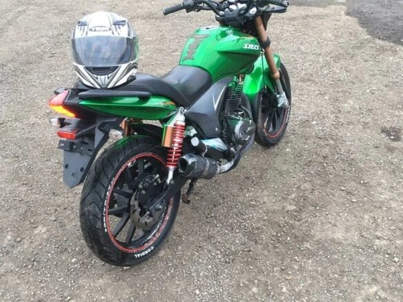 2014 Stels Flame 200, зелёный - вид 3