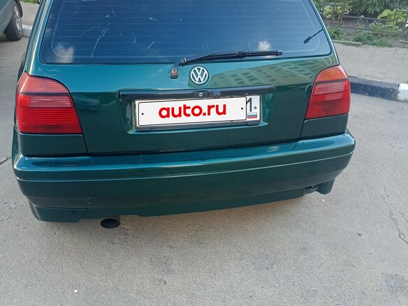 1996 Volkswagen Golf III, зелёный, 285000 рублей - вид 4