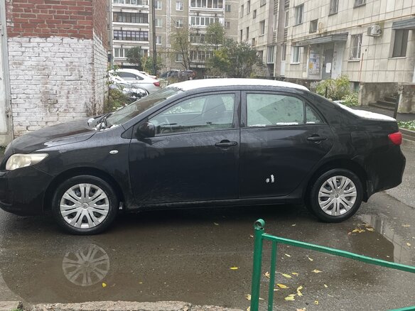 2008 Toyota Corolla X (E140, E150), чёрный - вид 3