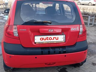 2008 Hyundai Getz I Рестайлинг, красный, 410000 рублей, вид 3