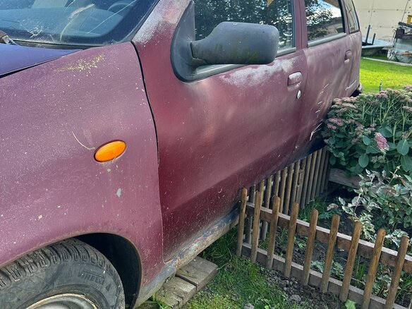 1998 Fiat Punto I, пурпурный, 65000 рублей - вид 12