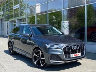 2019 Audi Q7 45 TDI II (4M) Рестайлинг, серый, 5900000 рублей, вид 3
