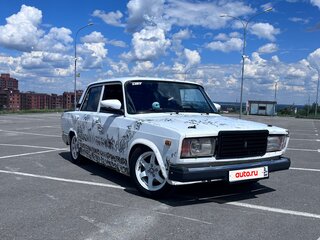 2007 Lada (ВАЗ) 2107, белый, 100000 рублей, вид 2